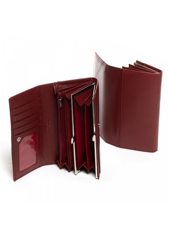Шкіряний жіночий гаманець Classik W1-V wine-red Dr. Bond (278274766)
