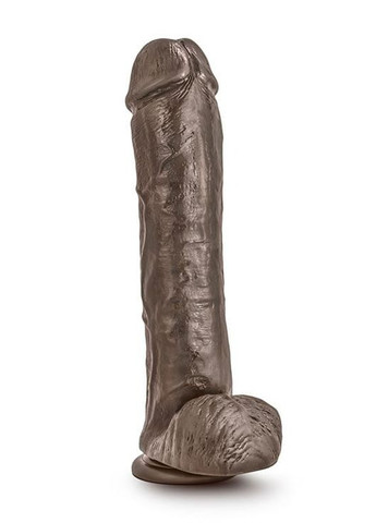 Фалоімітатор Dr Skin на присосці, коричневий, 29.2 см Blush (360797111)