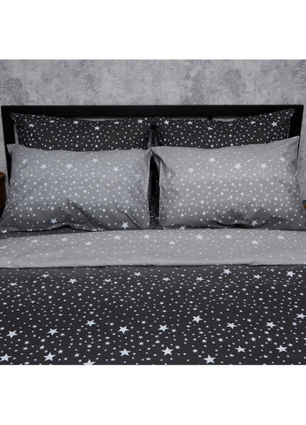 Комплект постільної білизни Бязь Gold Люкс «» Полуторний 143х210 наволочки 2х70х70 (MS-820006597) Moon&Star Night Sky (356114637)