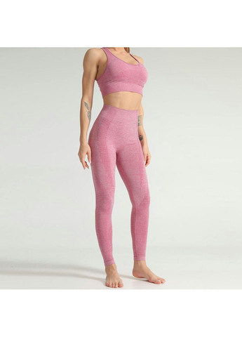 Легінси жіночі спортивні 6115 S рожеві Fashion (294067242)
