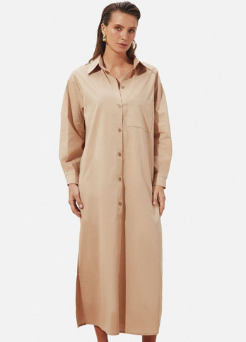 Бежева бежева сукня сорочка Seventeen