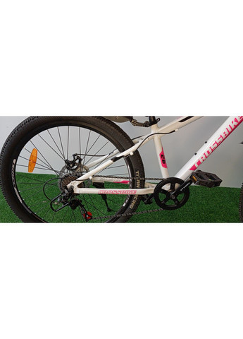 Белосипед Dragster 26" бело-розовый,рама13 алюминий Crossbike (372113775)