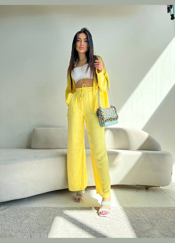 Женский костюм рубашка свободного кроя + брюки Style Point (335213239)