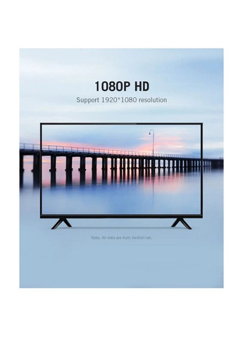 Перехідник HDMI to VGA Converter 1080P with 3.5MM Audio (AIDB0) Vention (300680086)