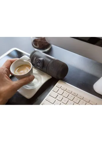 Портативна еспресо-кавоварка Nanopresso Grey (A-031828) Wacaco (381499569)
