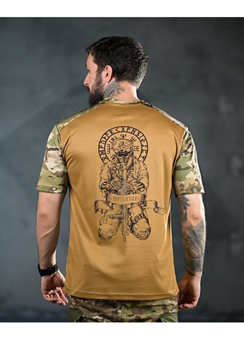 Тактична чоловіча футболка Руни койот No Brand (349508220)