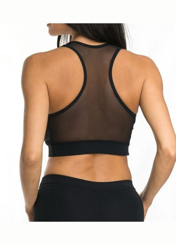 Спортивный топ пуш-ап с сеткой черный размер S-M No Brand (343031755)