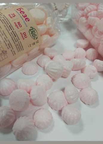 Низьковуглеводне безе Veln (Велн) без цукру зі смаком полуниці, 25 г No Brand (326843335)