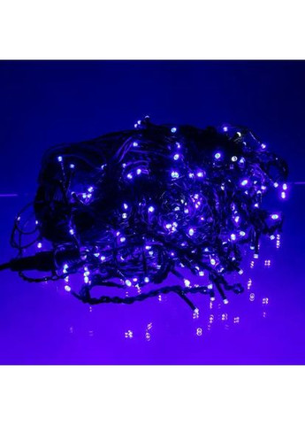 Вулична гірлянда Бахрома 20 м 335 LED гірлянда штора чорний провід Синій 20MBBL Garlando (370373153)
