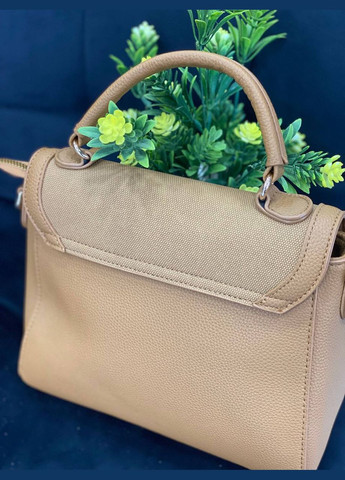 Жіноча класична сумка з еко-шкіри бежевого кольору 32260 Fashion (338187948)