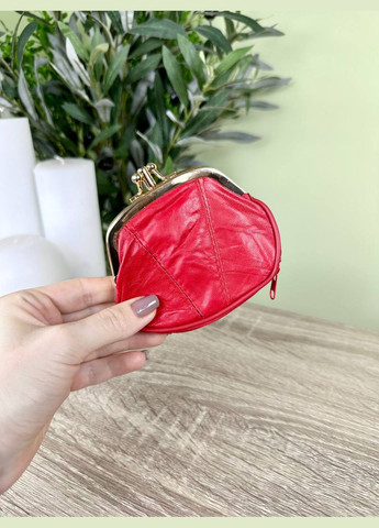 Женский маленький кошелёк монетница на застежке поцелуй Classic (338537238)