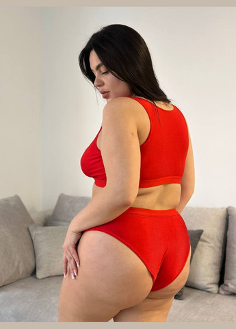 Красный демисезонный невероятно удобный и страстный комплект Vakko