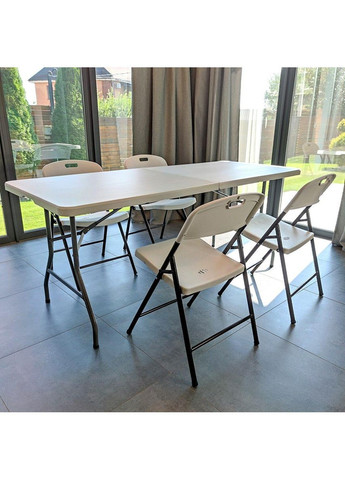 Складной стул 46х52х79см Белый SW-00001609 love-shopping Sticker Wall (356672601)