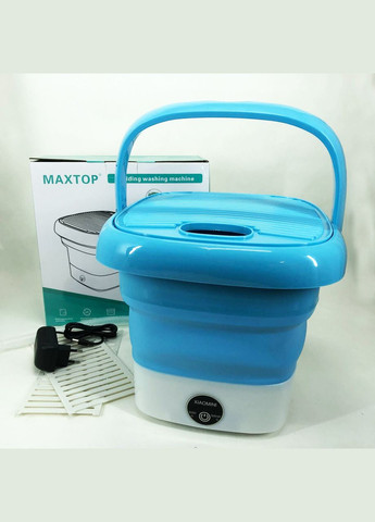 Стиральная машина silicon washing machine, Портативная стиральная машина. Цвет: голубой Maxtop (372908472)