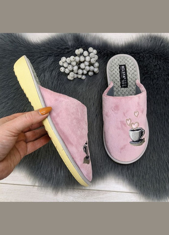 Светло-розовые тапочки женские домашние Белста