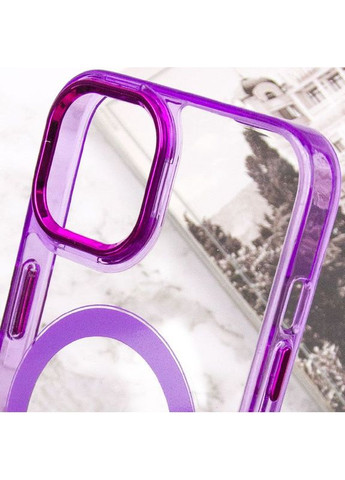 Чехол TPU Iris с MagSafe для Apple iPhone 12 Pro Max (6.7") Фиолетовый Epik (372972353)