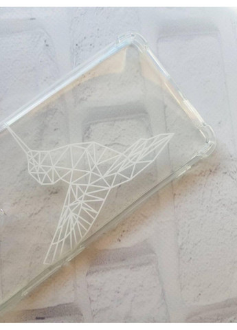 Чехол с утолщенными углами на Xiaomi Redmi Note 12 Pro Speed 5G:: Колибри (принт 123) Creative (360679238)