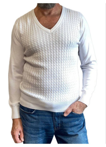 Белый демисезонный свитер Fashion Club