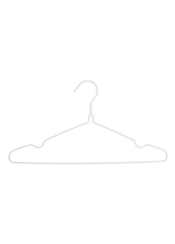 Набір вішалок для одягу 39.4х21х0.3 см 8 шт. White (6707236) IDEA HOME (280945375)