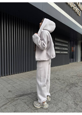 Костюм з об'ємним худі на блискавці — ЗАМІРИ В ОПИСІ DK/DL Мода без кордонів (372971168)