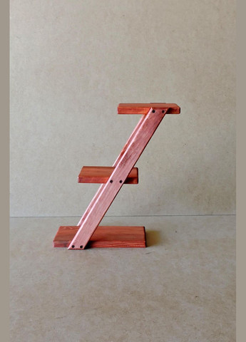 Подставка для цветов из дерева Авиньон коралл (ЦВП-000103) No Brand (328225933)