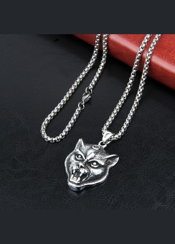 Кулон с цепочкой мужской амулет подвеска волк STORE 168 (329202045)