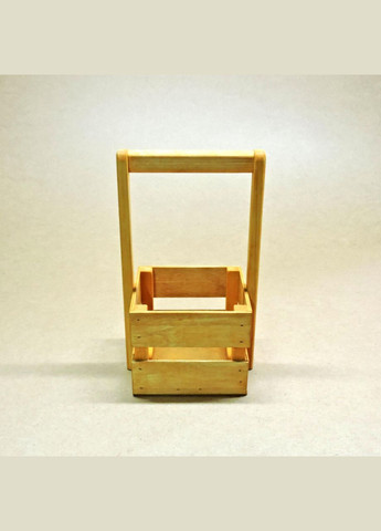 Подарочная корзинка из дерева Шервуд 18х18 карри (ПДК-0021303) No Brand (328909439)