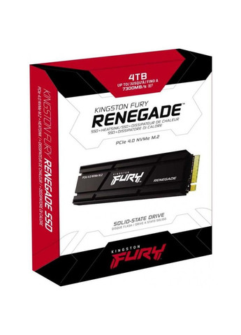 SSD накопичувач 4 TB with Heatsink (SFYRDK/4000G) Kingston FURY Renegade (315407037)