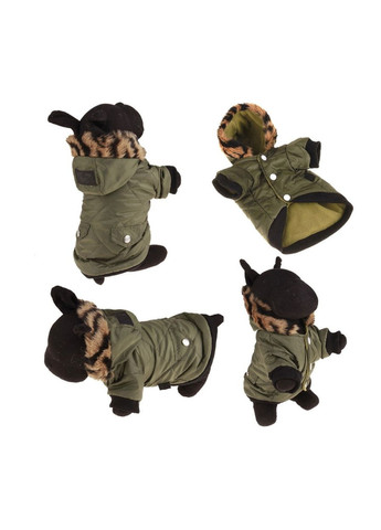 Куртка для котів Pet Style "PetsOO" Хакі XL No Brand - (323237245)