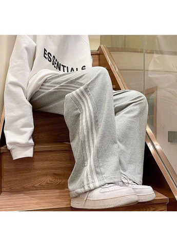 Штани оверсайз з лампасами з тринитки на флісі — ЗАМІРИ В ОПИСІ DK/DL Мода без кордонів (372898389)