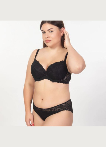 Чорний бюстгальтер на кісточках push-up Elita з кісточками
