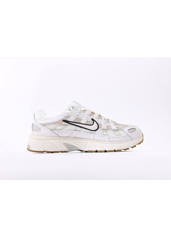 КРОССОВКИ ЖЕНСКИЕ NIKE P-6000 WHITE BLACK НАЙК П-6000 No Brand чёрные демисезоны (367171037)