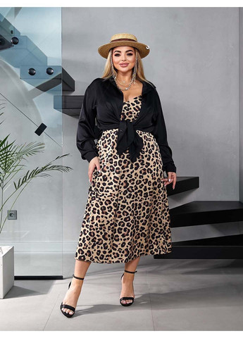 Бежевое платье Peony