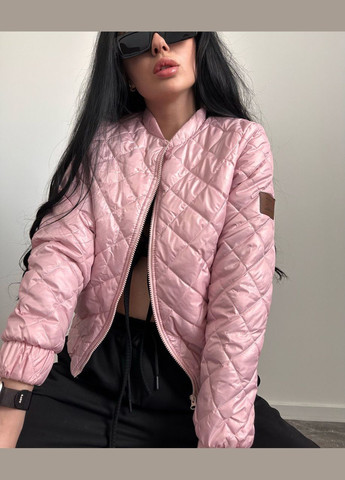 Розовая женская курточка цвет пудра р.42/44 454248 New Trend