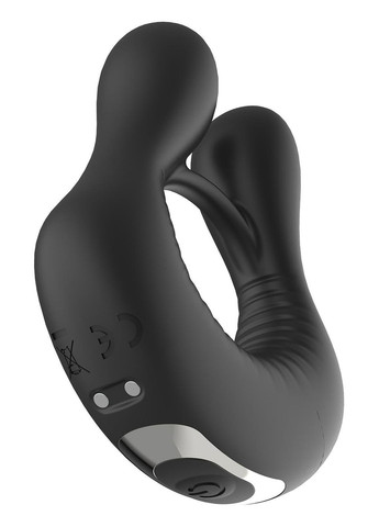 Кільце ерекційне для пеніса з вібрацією чорне Dreamtoys (328452983)