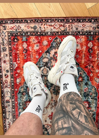 Бежеві Осінні кросівки чоловічі і жіночі adidas niteball beige gray | адідас найтбол бежеві сірі No Brand