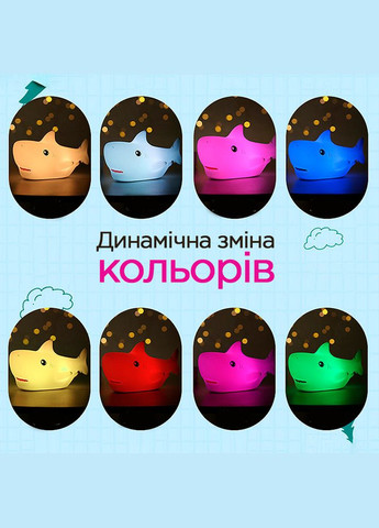 Ночник детский силиконовый Акула LJC-153 Losso (327041646)