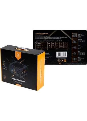 Блок питания 500W (VPS-500B1) Vinga (333800394)
