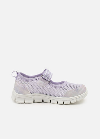Фиолетовые слипоны на плоской подошве для девочки цвет фиолетовый цб-00273770 Kimboo
