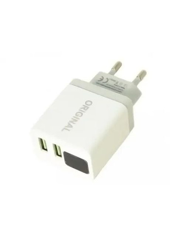 Адаптер (А-14) 220v 2 usb with display CX QC03 Digital (369149629)