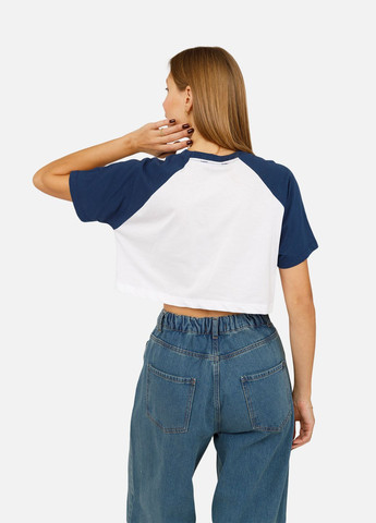 Жіноча футболка з коротким рукавом колір білий CB-00254380 Crep - (319107410)