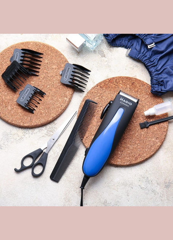 Професійна дротова машинка MG-594 для стриження волосся з насадками Magio (297332121)