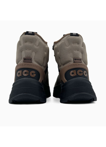 Цветные демисезонные кроссовки мужские nike acg air zoom gaiadome gtx brown найк асж аир зум No Brand
