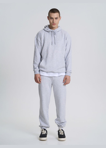 Худи мужской в цвете серый меланж ТМ РОЗА Роза (325695824)