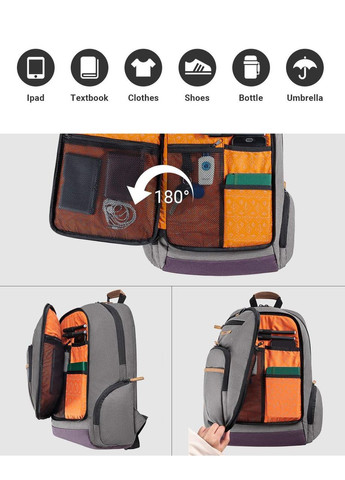 Міський рюкзак 25L Arches сірий KingCamp (361156940)