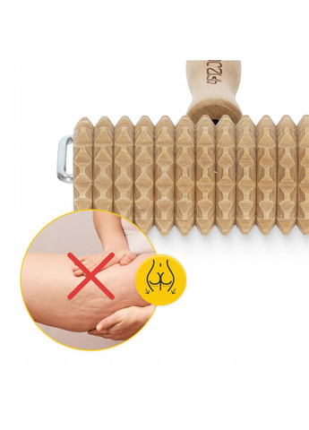 Масажний ролик для тіла ручний, дерев'яний () 4FIZJO P-5905973400251 (360890098)