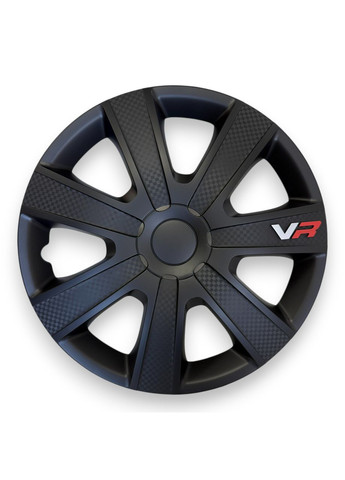 Колпак на колесо VR Carbon black R14 с логотипом Seat колпаки на диски ВР Карбон Блэк Р14 с логотипом Сеат No Brand (364462789)