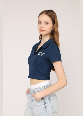 Футболка поло жіноча колір синій CB-00275563 Crep (330222839)