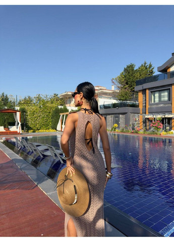 Сукня “Коричнева Елегія Міді” Vital-Textile 2970/Т5 (362210452)