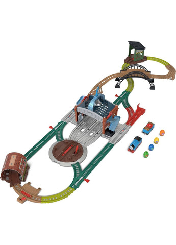 Залізниця Паровозик Томас і друзі Пригоди з цистернами Fisher-Price Load & Launch Barrel Delivery Set Thomas & Friends (371930103)
